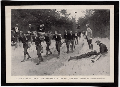 In the rear of the battle – wounded on the San Juan Road